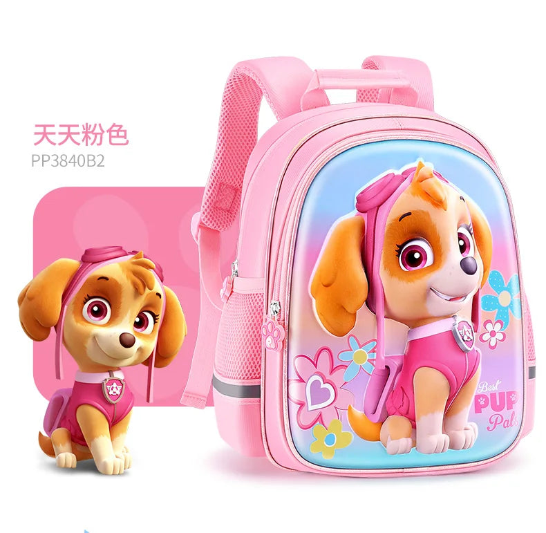 Cute Dog Character Kids Backpack School Bag For Girls Boys - Smarsty