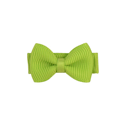 Mini Hair Bows Clip For Baby Girls Ribbon Covered Secure - Smarsty