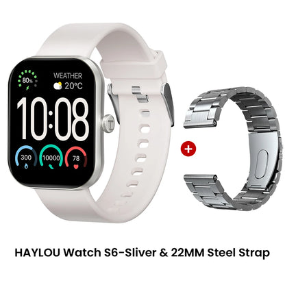 Haylou S6 Smartwatch With HD Display And Fitness Tracking - Smarsty