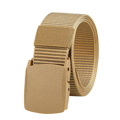 Durable Casual Canvas Belt With Easy Adjust Buckle - Smarsty