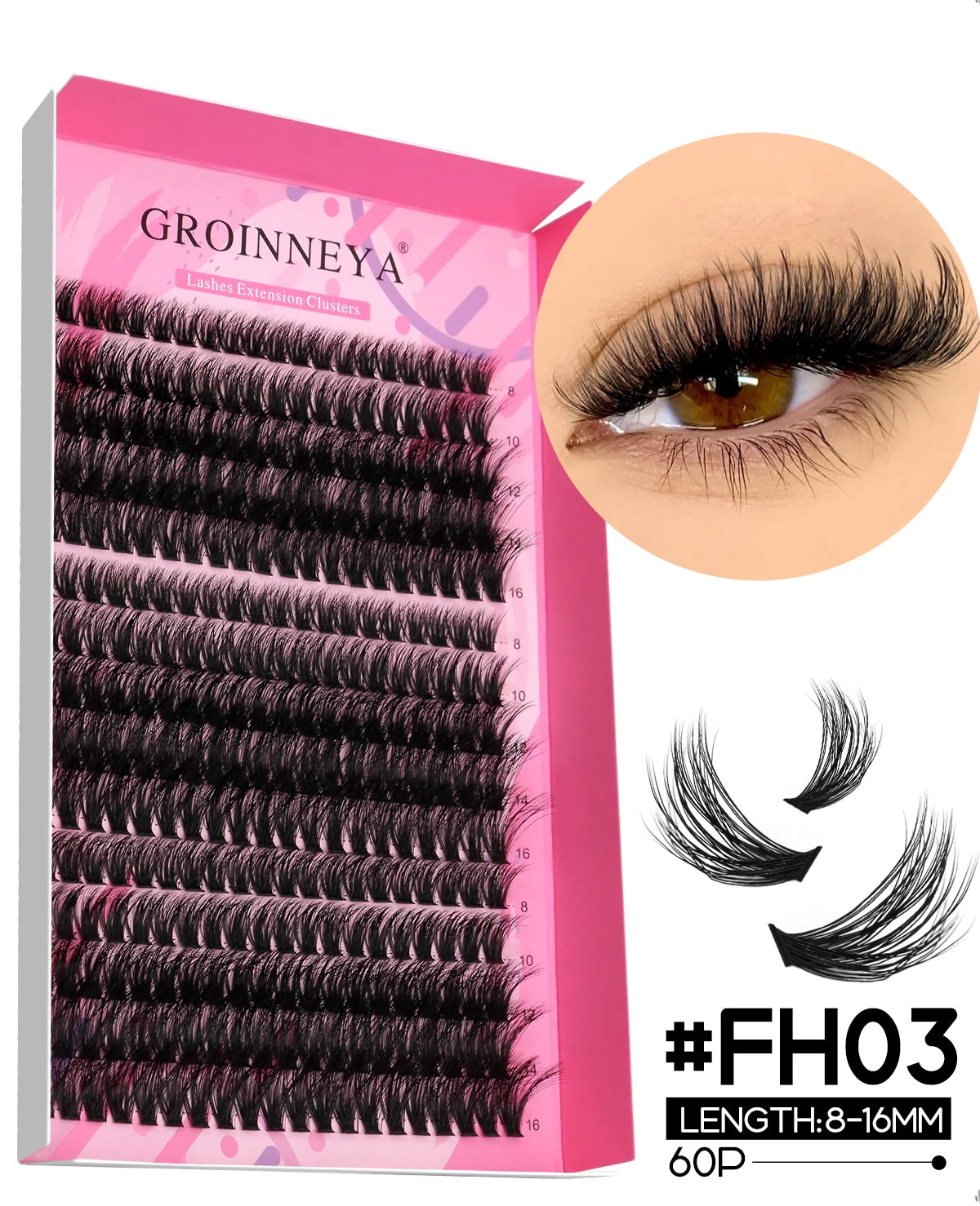DIY Lash Extension Kit with Individual Lashes for Home Use - Smarsty