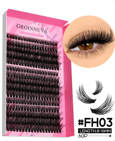 DIY Lash Extension Kit with Individual Lashes for Home Use - Smarsty