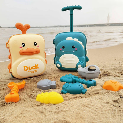 Kids Beach Toys Baby Beach Play Toys Sandbox Kit Summer Toys Beach Accessories Sand Water Game Tools Bath Toy For Baby by Smarsty