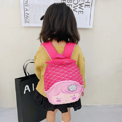 Princess Sequin Toddler Backpack Mermaid Fishtail Kids - Smarsty