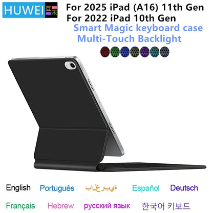 Magic Keyboard for iPad 11th Gen Backlit Magnetic Folio