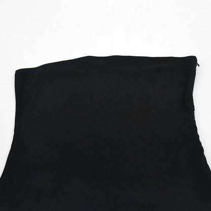 Black Sexy A-Line Dress Summer Strapless Women Slim Fit Off Shoulder Fashion Patchwork Casual Party Female Mini Dresses Clothing