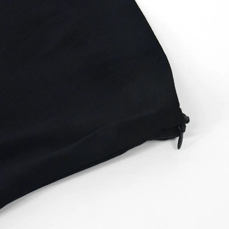 Black Sexy A-Line Dress Summer Strapless Women Slim Fit Off Shoulder Fashion Patchwork Casual Party Female Mini Dresses Clothing