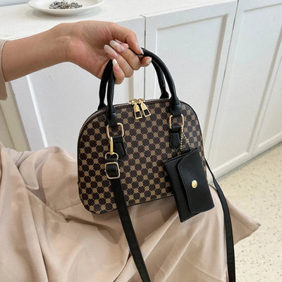 Lux Plaid Crossbody Bag For Women With Compact Mini Purse - Smarsty