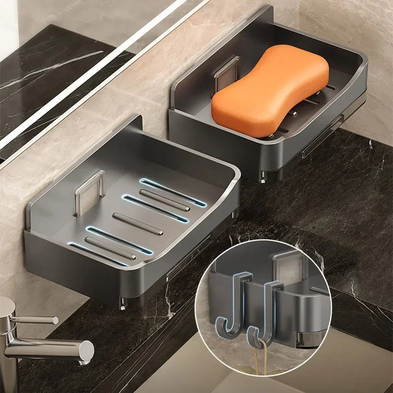 Wall Mounted Soap Holder with Double Drainage Design - Smarsty