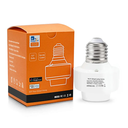 Ewelink E27 Wifi Smart Socket With Voice Control - Smarsty