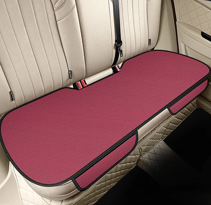 Breathable Ice Silk Car Seat Cushion Non-slip and Wear-resistant Solid Color Ice Silk Car Seat Cover, Universal Fit Most Cars