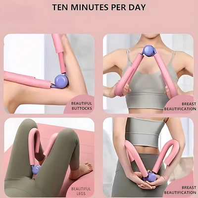 Leg Kegel Trainer – Fleece Material, Home Leg Muscle Training, Yoga Use, Pelvic Floor Exercise - Smarsty