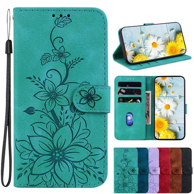 Leather Phone Case For Samsung Galaxy A56 A55 A54 A53 A52 A35 A36 A34 A26 A25 A23 A14 A15 A12 A16 a17 5G Card Slot Wallet Cover