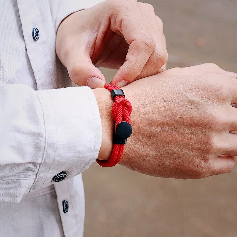 Men's Double Layer Rope Bracelet Gift for Him - Smarsty