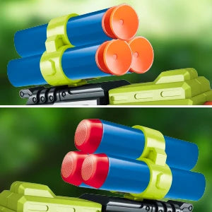 VATOS 2X Bow Arrow + Guns Toy For Kids Night-Light Archery Stand Target Board Indoor Outdoor Game Toys Boys Girls Christmas Gift - Smarsty