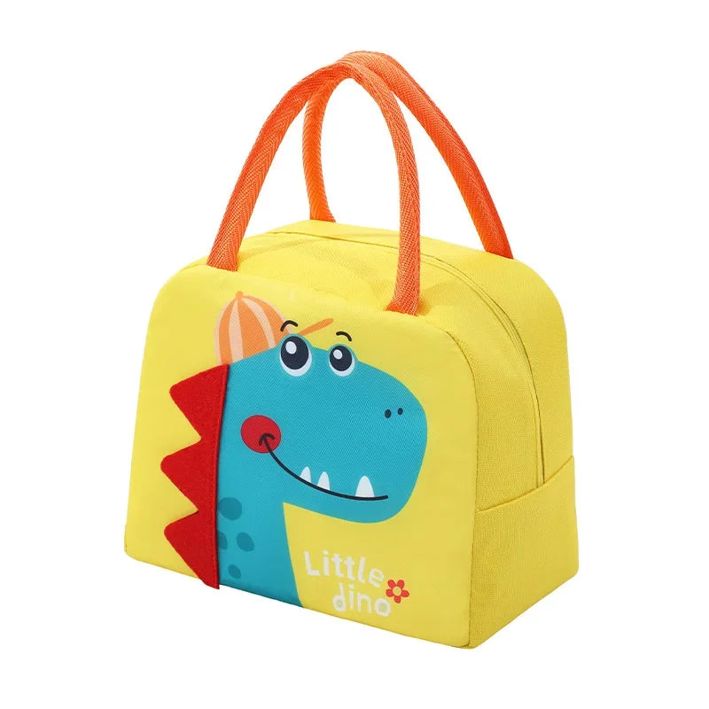 Cartoon Kids Lunch Bag With Thermal Insulation Waterproof - Smarsty