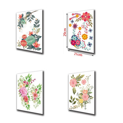 Green Plant Leaves Toilet Wall Sticker for Easy Home Decor - Smarsty