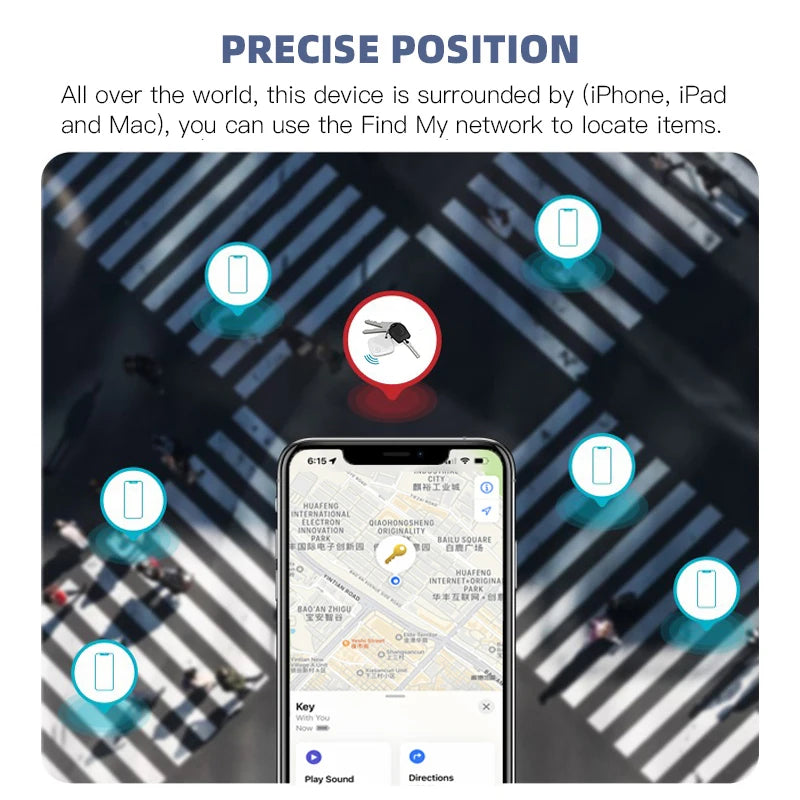 Smart Bluetooth GPS Tracker for Apple Devices - Smarsty