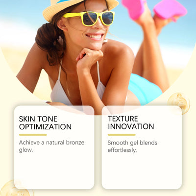 Hydrating Carrot Tanning Gel for Natural Sunless Tan - Smarsty