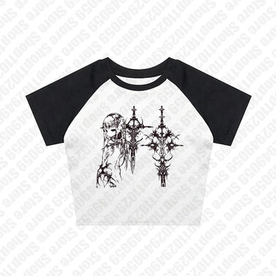 Y2k Style Aesthetic Sweet Sexy Tank Tops Women Sleeveless Casual Cartoon Print Tanks Harajuku All Match Cropped Grunge Emo Girls - Smarsty