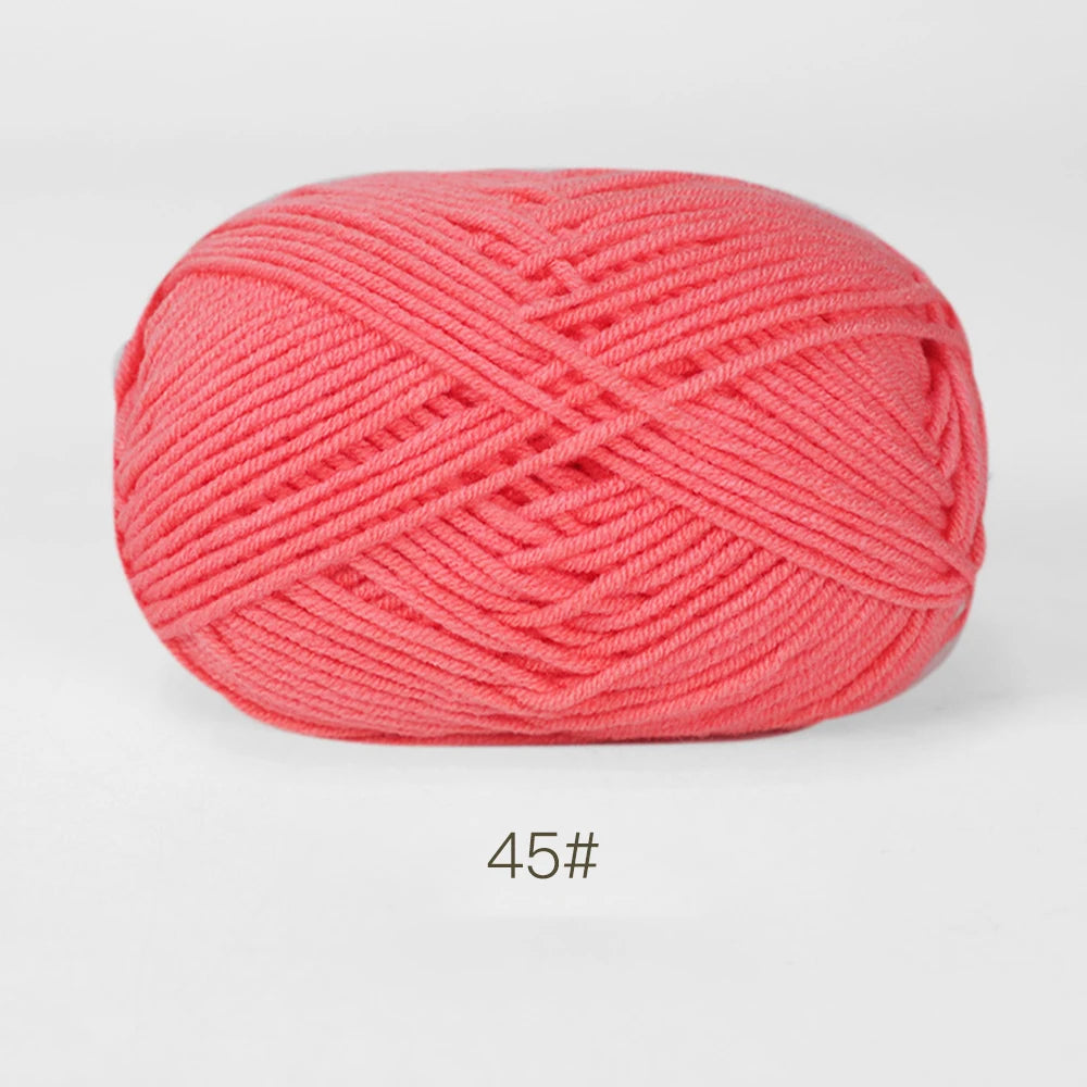 Soft Milk Cotton Yarn for Hand Knitting Projects - Smarsty