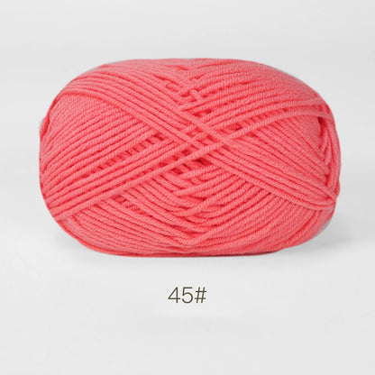 Soft Milk Cotton Yarn for Hand Knitting Projects - Smarsty