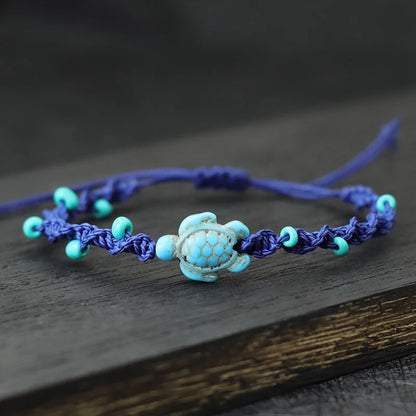 Bohemia Rope Bracelet Unisex Adjustable Turtle Design - Smarsty