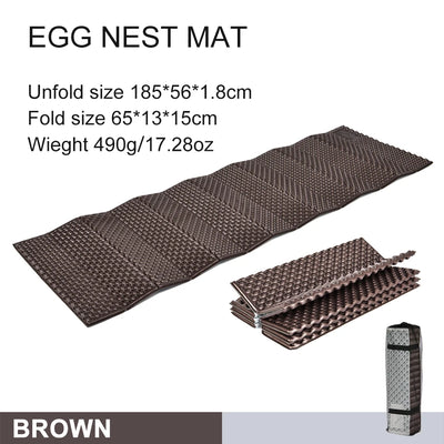 Widesea Camping Mat Portable Sleeping Pad Picnic Foam Bed Mattress Travel Trekking Equipment Blanket Waterproof Moistureproof by Smarsty