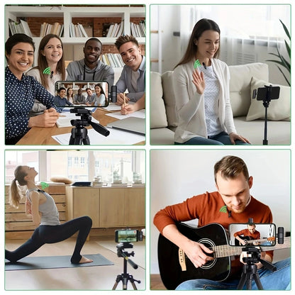 Wireless Lavalier Microphone for iPhone and Android - Smarsty