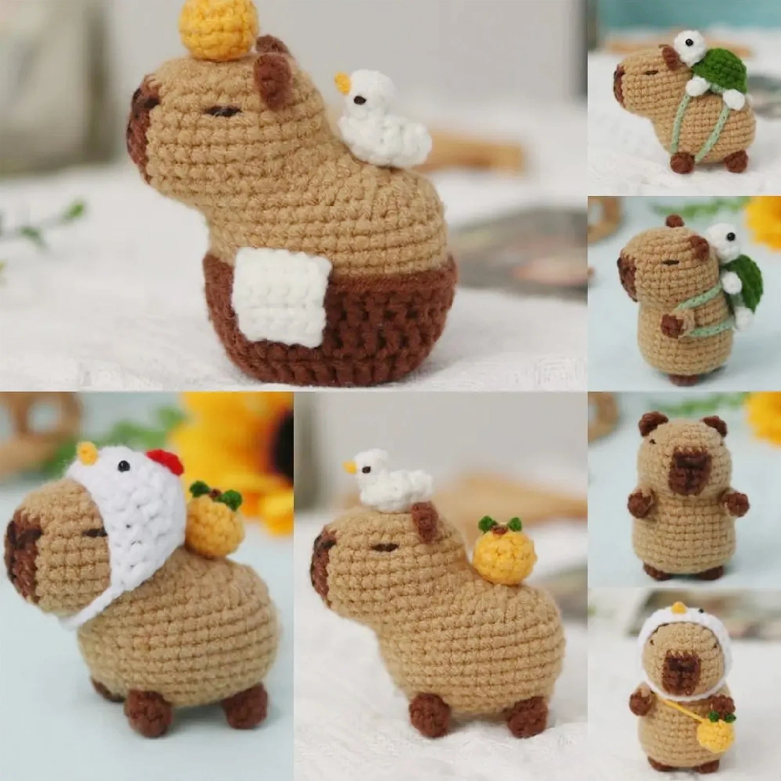 Capybara Crochet Kit for Beginners with Easy Instructions - Smarsty
