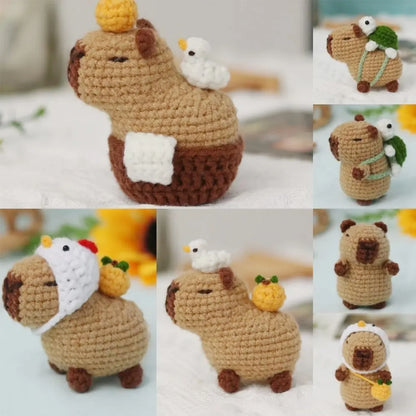 Capybara Crochet Kit for Beginners with Easy Instructions - Smarsty
