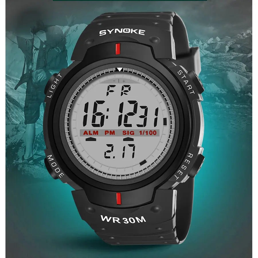 SYNOKE Waterproof Sports Watch for Men with Luminous Display - Smarsty