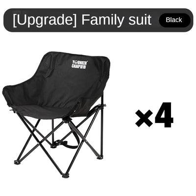 Outdoor Folding Moon Chair Portable Chair Camping Chair Picnic Gear Fishing Small Horse Stool Student Sketching by Smarsty