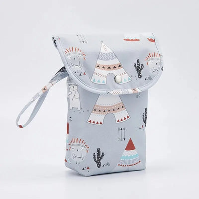 Baby Diaper Bag Waterproof Wet Dry Pack Mummy Storage Pouch Nappy Organizer Insert Tote Purse Travel Stroller Carry Bag by Smarsty