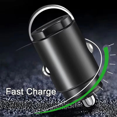 200W mini car charger fast charging for iPhone QC3.0 mini PD USB Type C car mobile phone charger for Xiaomi Samsung Huawei - Smarsty