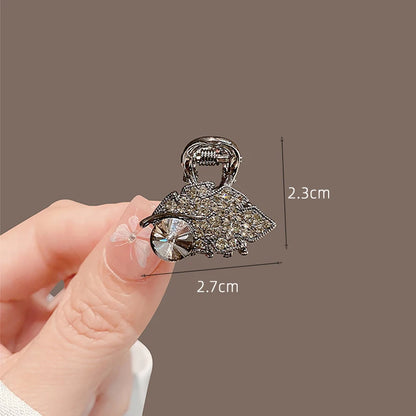 Korean Alloy Rhinestone Hair Claw For Women Elegant - Smarsty