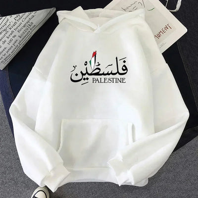 Palestine Hoodie Fashion Women Harajuku Aesthetic Graphic Palestina Hoodies Classic Unisex Vintage Hooded Pullovers Sweatshirts - Smarsty