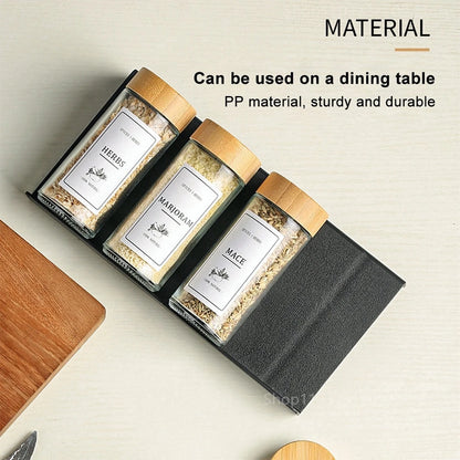 Drawer Spice racks for Kitchen 4 Layers Adjustable Spice Rack for Spice Jars Seasoning Shelf Cabinet Pantry Kitchen Organizer