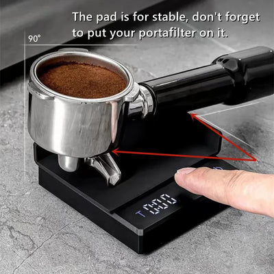Personal Electronic Scale For Coffee Household Italian Coffee Scale Gram Weight Chronograph Scale Kitchen Scale Waterproof Mini by Smarsty