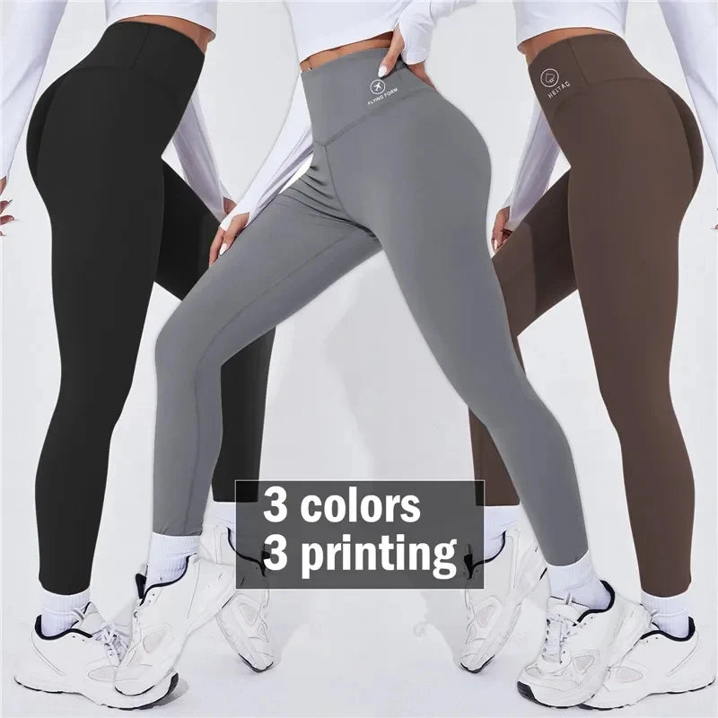 1pc Women High Waist Yoga Leggins Gym Sports Tights Woman Running Pants Sexy Butt Lifting Leggings Gym Fitness Push Up Leggins ﻿ - Smarsty