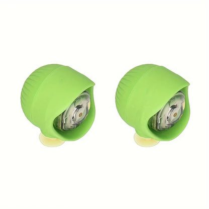 2pcs Shoe Lights PVC LED Headlight Shoe Charms Accessories for Night Rides, Walk & Dog Walks Outdoor Activities,3 Lighting Modes
