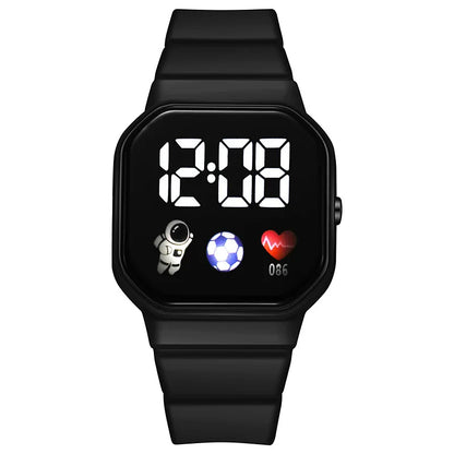 Kids Waterproof Sport Digital Watch with Silicone Strap - Smarsty