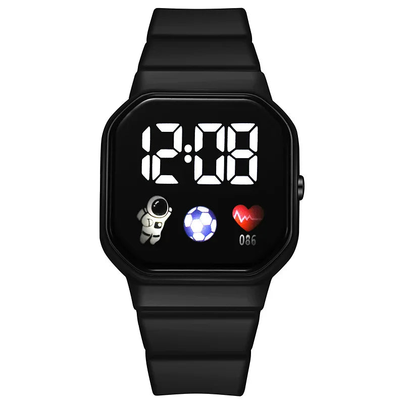 Kids Waterproof Sport Digital Watch with Silicone Strap - Smarsty