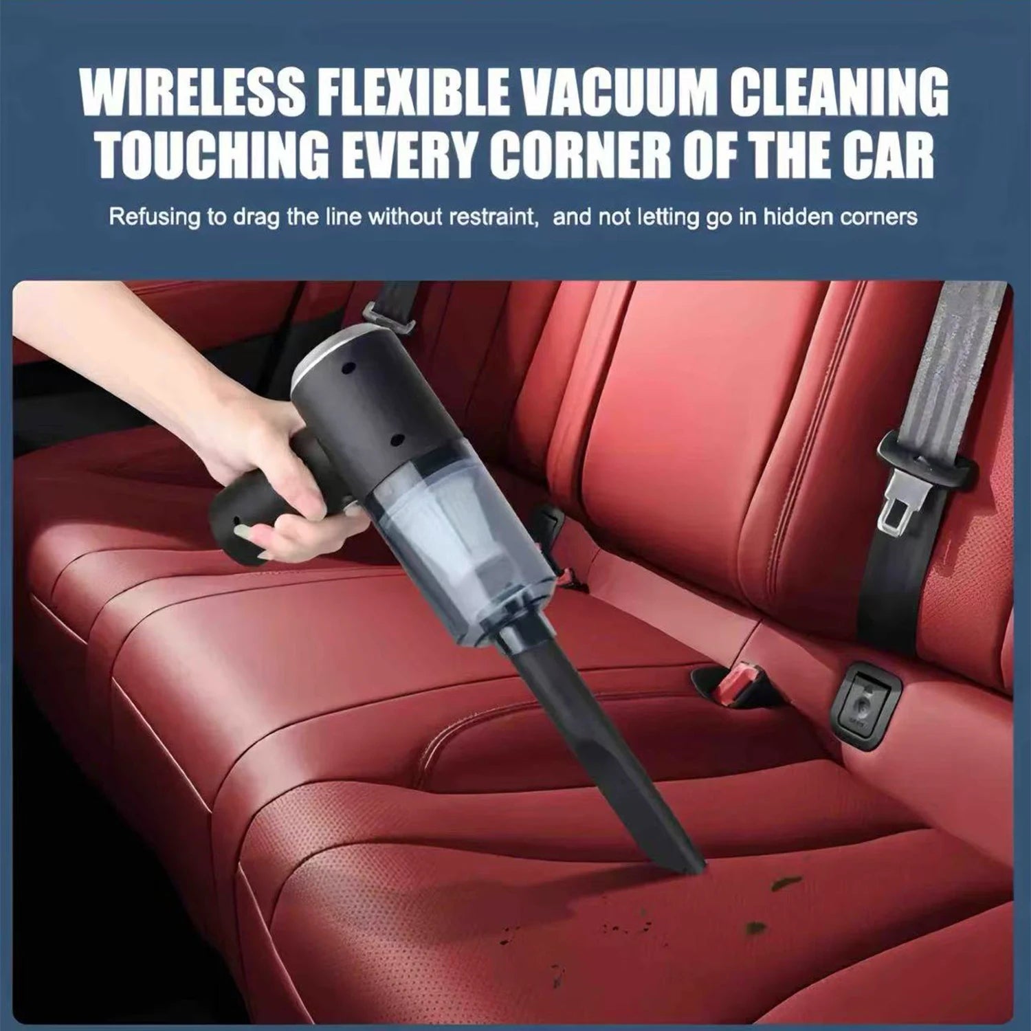 USB Charging Car Vacuum Cleaner High Power Auto Cleaning - Smarsty