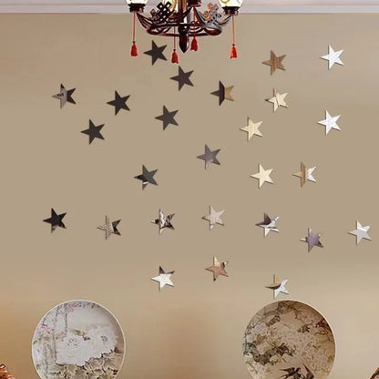 Star Mirror Wall Stickers for Stunning Home Decor - Smarsty
