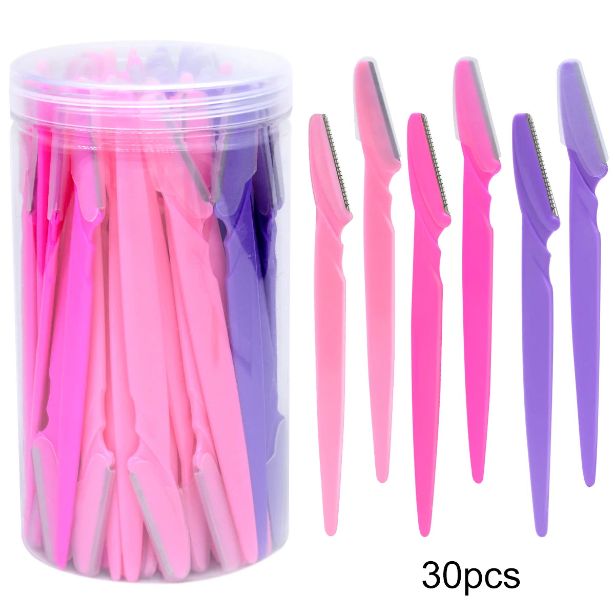 30 Pcs Eyebrow Razors Safe Hair Removal Kit - Smarsty