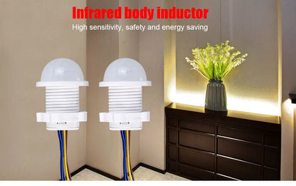2PCS Smart PIR Motion Sensor Light Switches Auto On Off - Smarsty