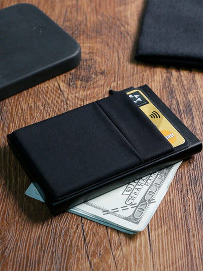 Rfid Credit Card Holder Men Thin Slim Mini Minimalist Wallets Luxury Metal Bank ID Cardholer Case Wallet for Men Carteras Choice - Smarsty