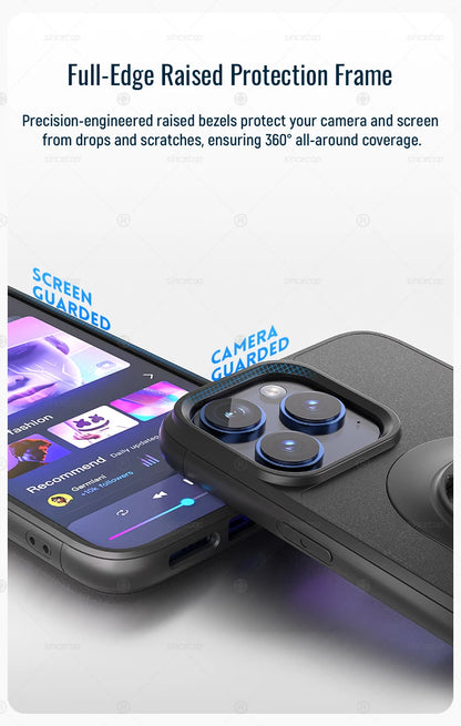 Smarsty iPhone Shockproof Case With Quad Style Bike Mount Locking -