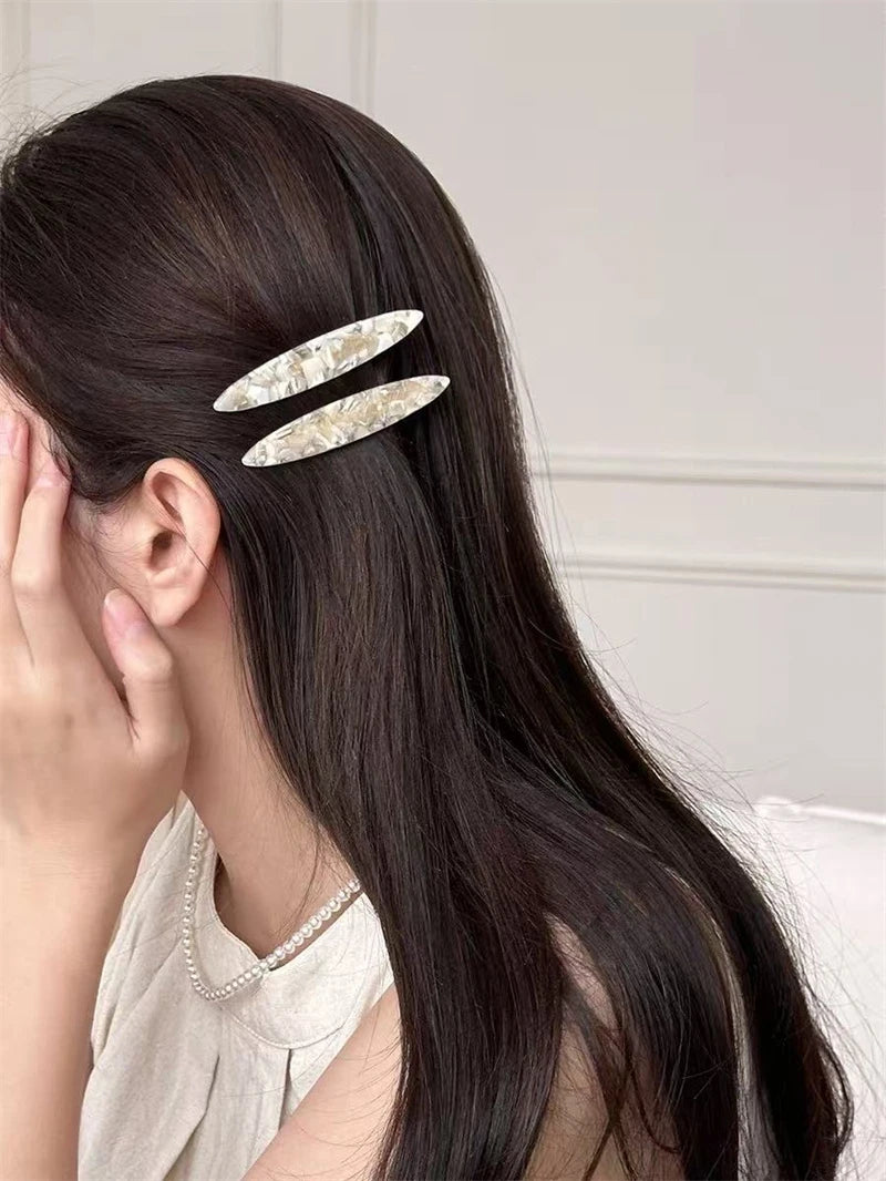 Colorful Acetate Hair Clips Set for Stylish Women - Smarsty